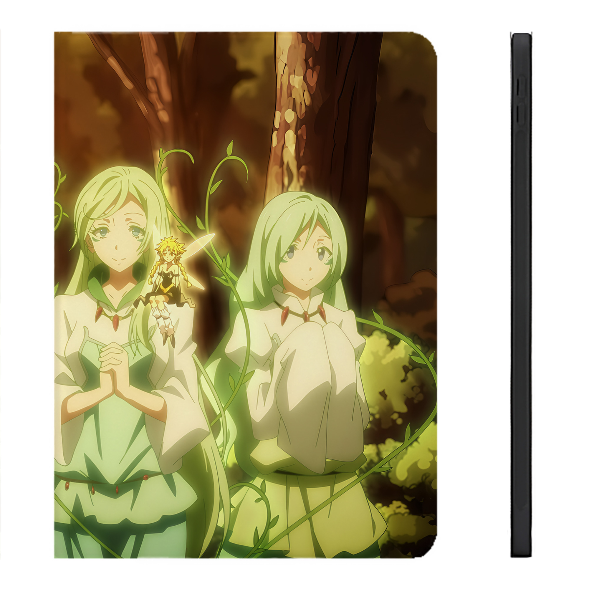 （画像用） 転スラ Regarding Reincarnated to Slime IPadケース ペンホルダー付き ブックスタイルデザイン
